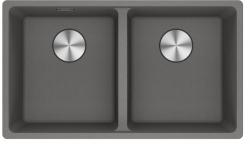 Franke Maris MRG 120-35-35 Fragranite Stone grey dupla mosogató alulról szerelhető
