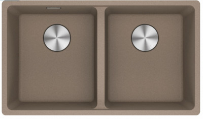 Franke Maris MRG 220-35-35 Fragranite Oyster dupla mosogató lapra szerelhető