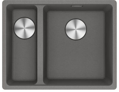 Franke Maris MRG 260-34-15 Fragranite Stone szürke mosogató Jobb oldali lapba építhető