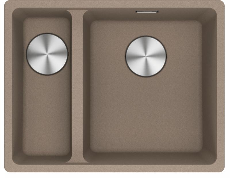 Franke Maris MRG 160-34-15 Fragranite Oyster mosogató Jobb oldali alulról épített