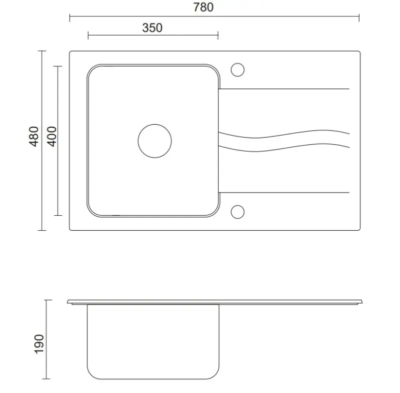 Quadri Fusion beépített rozsdamentes acél mosogató fehér gránit csepegtetővel 78x48 megfordítható 1208957868