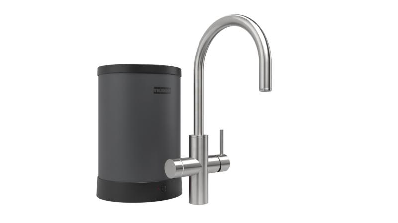 Franke Maris water hub 4L bojler 3-1 Touch elektronikus forró víz csaptelep rozsdamentes acél 160.0702.531