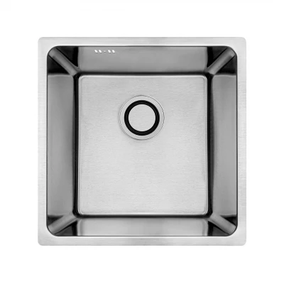 Aquadesign R25 acél felépítmény, alépítmény és síkba építhető mosogató rozsdamentes acél 40x40cm 1208958206