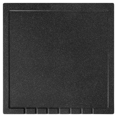 Aquadesign Unix gránit csepegtető 35x35cm fekete 1208958214