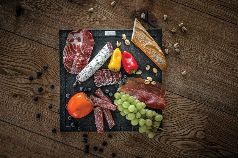 Aquadesign Unix gránit csepegtető 35x35cm fekete 1208958214