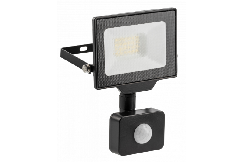 G-TECH LED reflektor mozgásérzékelővel, 20W, 2000lm, AC220-240V, 50/60 Hz, PF>0,9, RA>80, IP65, 120°, 6000K, fekete 1208959175