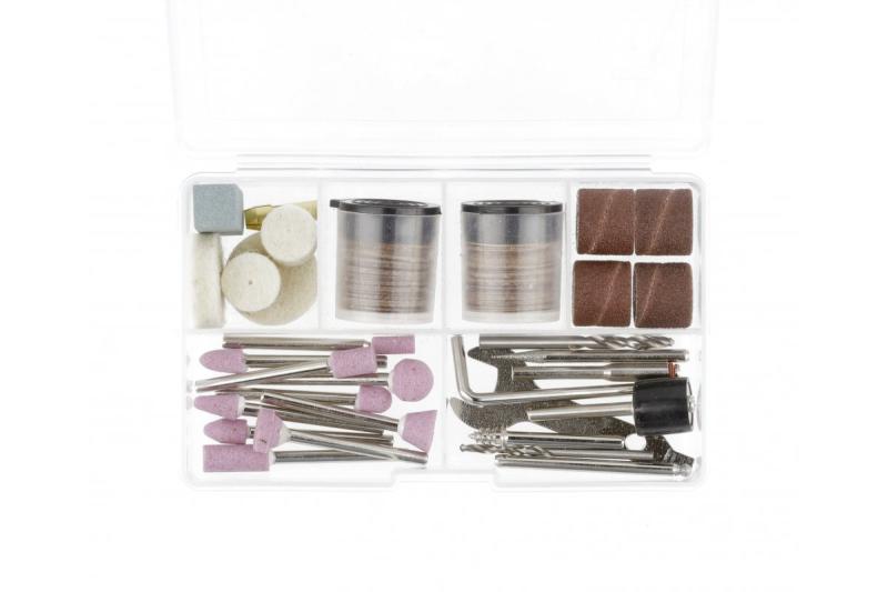 Hoegert Mini csiszológép kofferben, beleértve 184 kiegészítőt 1208960199 HT2E101