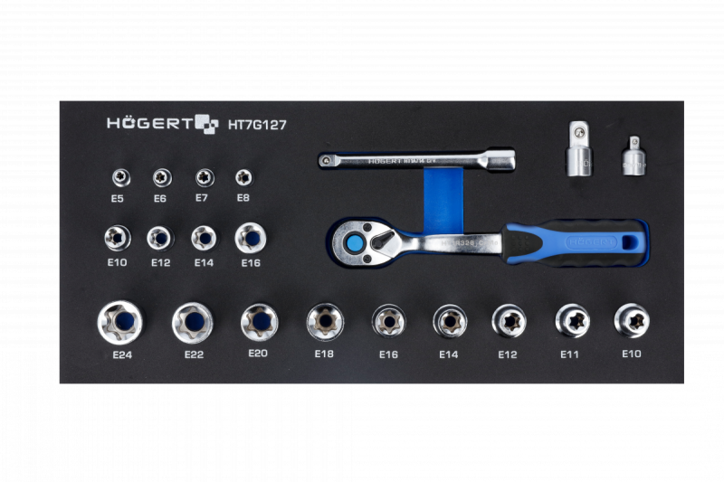 Hoegert Foglalat készlet csavarkulcs fogantyúval 1208962037