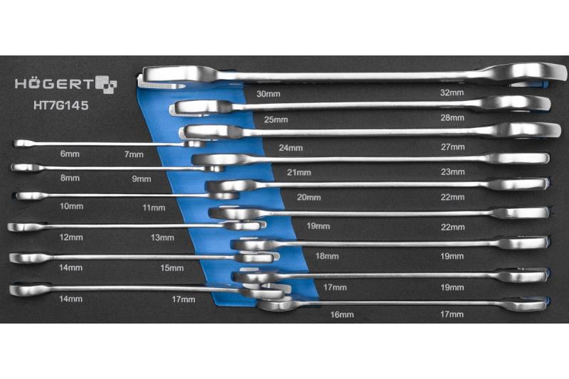 Hoegert Kombinált kulcskészlet 15 darab technikai hab 1208962052
