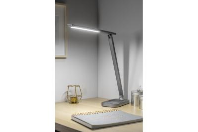Bureau Decor lamp Bressi 8W 450lm AC220-240V 3-CCT Vezeték nélküli Töltés USB PF>0,5 RA>80 Szürke 1208962480