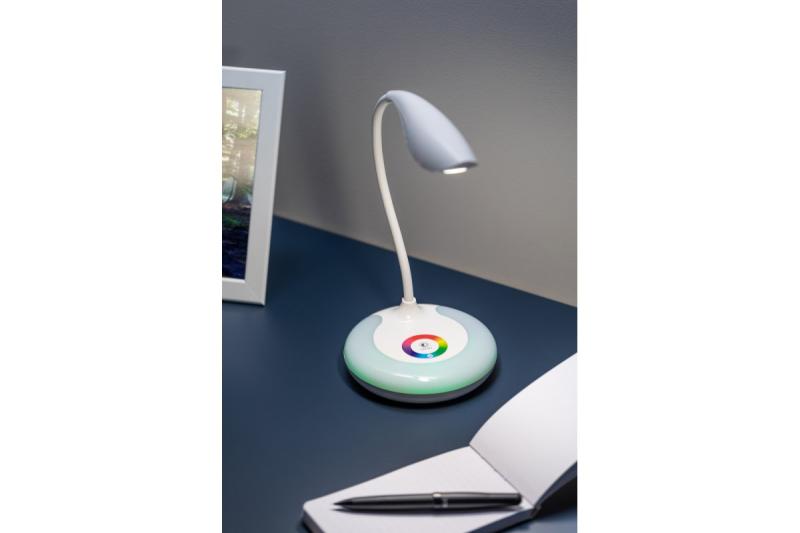 Decor Tafellamp GALACTIC LED 5W 240lm 5V DC 4000K RGB alap USB töltés fehér test 1208962485