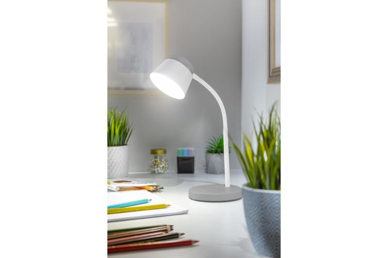 Decor Bureaulamp Helin 6W 350lm AC220-240V 3-CCT PF> 0,5 RA>80 Szürke 1208962491