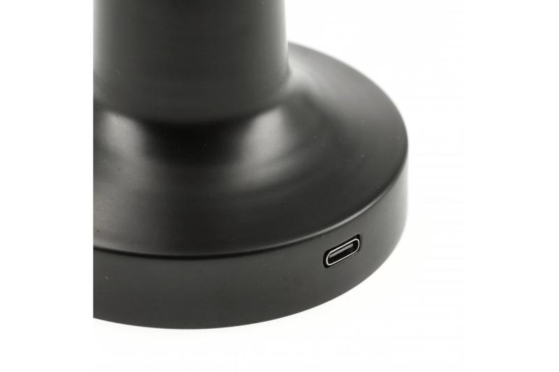 Decor Bureau Lámpa Monum 3W 200lm DC 5V 1A 3000 K 3 fok. Állítható fényerejű, 1800 mAh akkumulátorral, fekete. 1208962504