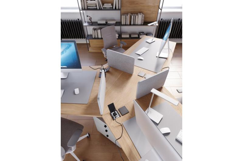 Decor Asztali lámpa Tritton 6W 340lm AC220-240V 4-CCT Vezeték nélküli töltés USB PF&gt;0 5 RA&gt;80 fehér. 1208962517