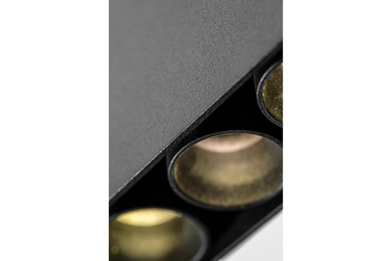 LED-decorarmatuur ARTEMIDA 15W 1420lm AC220-240V 50/60 Hz PF>0,9 Ra≥80 IP20 IK08 4000K 38° téglalap alakú fekete. 1208962640