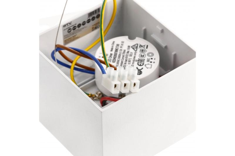 LED-lámpatest ARTEMIDA 20W 1920lm AC220-240V 50/60 Hz PF>0,9 Ra≥80 IP20 IK08 4000K 38° négyzet alakú fehér. 1208962641