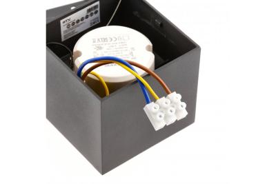 LED-decorarmatuur ARTEMIDA 20W 1920lm AC220-240V 50/60 Hz PF>0,9 Ra≥80 IP20 IK08 4000K 38° négyzet alakú fekete. 1208962642