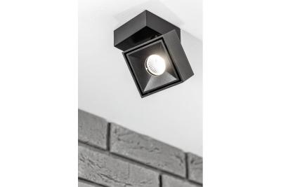 Decoreer LED armatuur BIANCO 8W 680lm AC220-240V 50/60 Hz PF>0,9 Ra≥80 IP20 IK06 36° 4000K négyzet alakú fekete. 1208962670