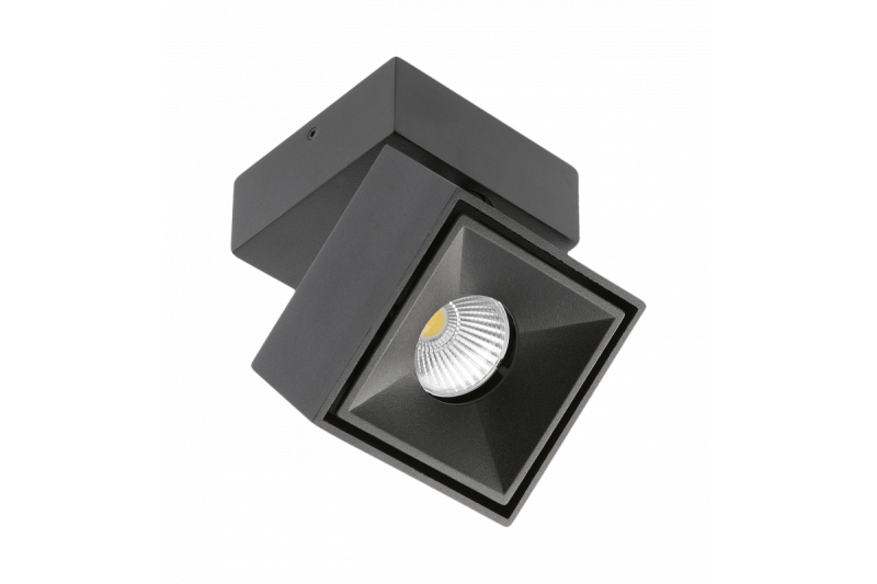 Decor LED lámpatest BIANCO CCT 8W 680lm AC220-240V 50/60 Hz Ra≥80 IP20 36° 2700/3300/4000K négyzet alakú fekete. 1208962676