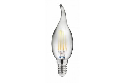 Dekoratív LED fény, FILAMENT, C35L, 27006, E14, 4W, 240lm, AC220-240V/ 50-60Hz, RA>80, 360° 1208962696