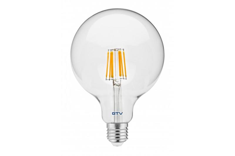 LED fény, FILAMENT, G125, 4000K, E27, 8W, 800lm, AC220-240V/ 50-60Hz, RA>80, 360° 1208962765