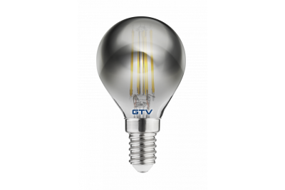 LED FÉNYFORRÁS, SZÜRKE FILAMENT, A-G, G45, 2700K, E14, 4,0W, AC220-240V, 360°, 300lm, 44mA 1208962782