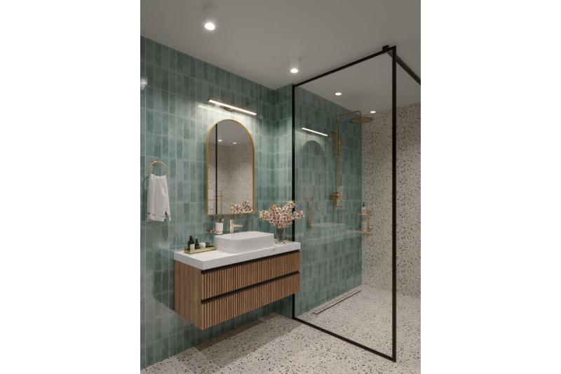 Decor Led-felszerelés Catania 400mm 8W AC220-240V 50/60Hz 4000K IP44 RA >80 640lm Króm 1208962883