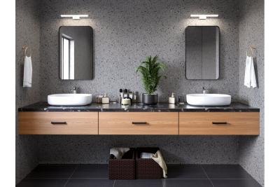 Decor Led-világítótest Catania 600mm 12W AC220-240V 50/60Hz 4000K IP44 RA >80 960lm Króm. 1208962886