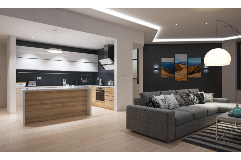 LED dekorlámpatest LEON 35W 3200lm AC220-240V 50/60Hz 120° IP40 4000K felfüggesztett/mennyezeti fehér. 1208962911