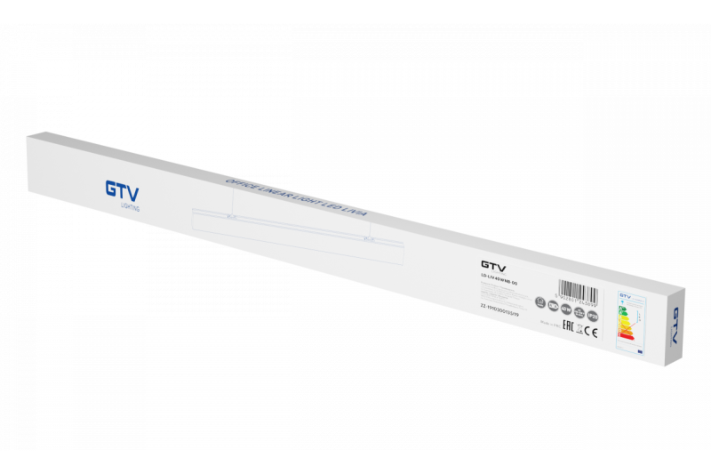 LED díszlámpatest LIVIA 40W 3600lm AC220-240V 50-60Hz 100° RA>80 IP20 AL/PC 4000K 120cm fekete. 1208962913