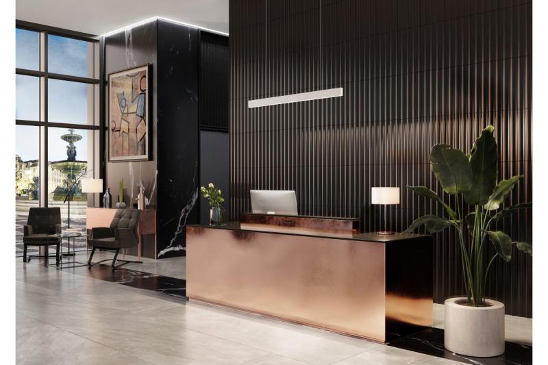 Decor LED függesztett lámpatest LIVIA 40W 3600lm AC220-240V 50-60Hz 100° RA>80 IP20 AL/PC 4000K 120cm fehér. 1208962914