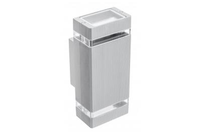 Dekor Fali lámpatest két irányban NESSA GU10 MAX. 2x50W IP54 AC220-240V 50/60Hz szürke. 1208963008