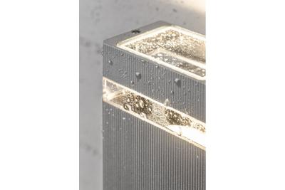 Decoreer Wandarmatuur één richting NESSA GU10 MAX. 50W IP54 AC220-240V 50/60Hz szürke. 1208963010