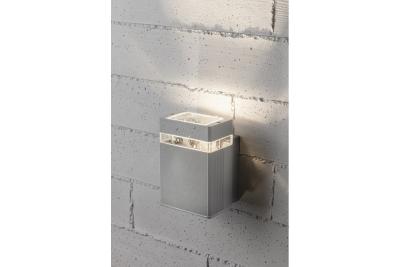 Decoreer Wandarmatuur één richting NESSA GU10 MAX. 50W IP54 AC220-240V 50/60Hz szürke. 1208963010