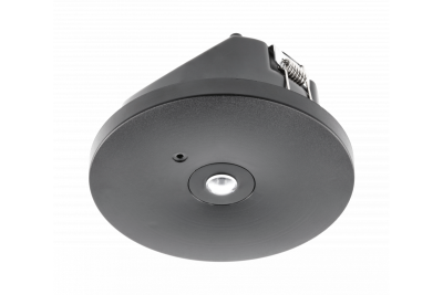 Vészvilágítás OGLA LED, 3W, 200lm, AC220-240V, 50-60Hz, IP20, 6400K, 3H, egyszeri feladat, TESZT, fekete 1208963017