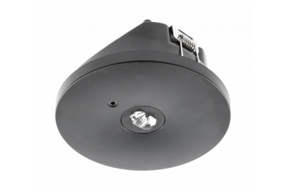 Vészvilágítás OGLA LED, 3W, 200lm, AC220-240V, 50-60Hz, IP20, 6400K, 3H, egyszeri feladat, TESZT, fekete 1208963017