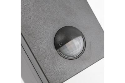 Decor Armatuur PARIS LED mozgásérzékelővel 10W 900lm IP54 AC220-240V 50/60Hz 140° 9m 4000K fekete. 1208963096