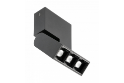 Sierra 8W LED dekorációs lámpatest, 720lm, AC220-240V, 50/60 Hz, PF>0,5, Ra≥80, IP20, IK08, 4000K, 48°, fekete. 1208963166