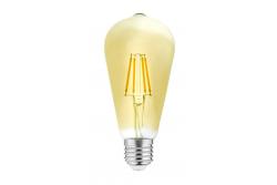 LED dekoratív izzó, izzószál Vintage, ST64, E27, 4 W, 400 lm, AC 220–240 V/50–60 Hz, PF>0,5, 3000 K 1208963178