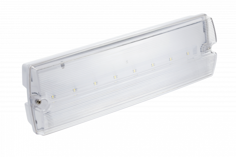 Vészhelyzeti világítótest TERNO-3 LED, 3W, 250lm, AC220-240V, 50-60Hz, IP65, 3h, 6400K, kettős célú, TEST gomb 1208963198