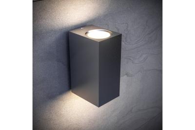 Zwarte Decor Gevelarmatuur bidirectioneel TIAGO KW GU10 MAX.2x35W IP54 AC220-240V 50/60Hz. 1208963202