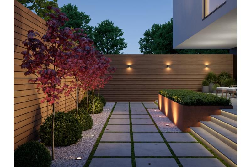 Zwarte Decor Gevelarmatuur bidirectioneel TIAGO KW GU10 MAX.2x35W IP54 AC220-240V 50/60Hz. 1208963202