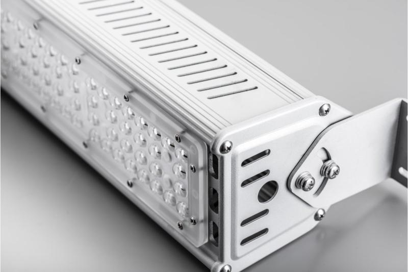 TEKSAS LED Highbay lámpa, 100W, 12000lm, AC100-240V, 50/60Hz, IP 65, 60o sugárzási szög, 4000K, szürke 1208963207