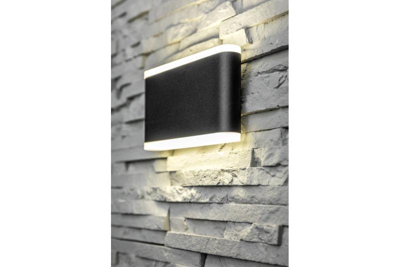 Decor homlokzati lámpatest, kétirányú LED VALLA 8W 640lm AC220-240V 50/60Hz IP54 4000K 1208963228