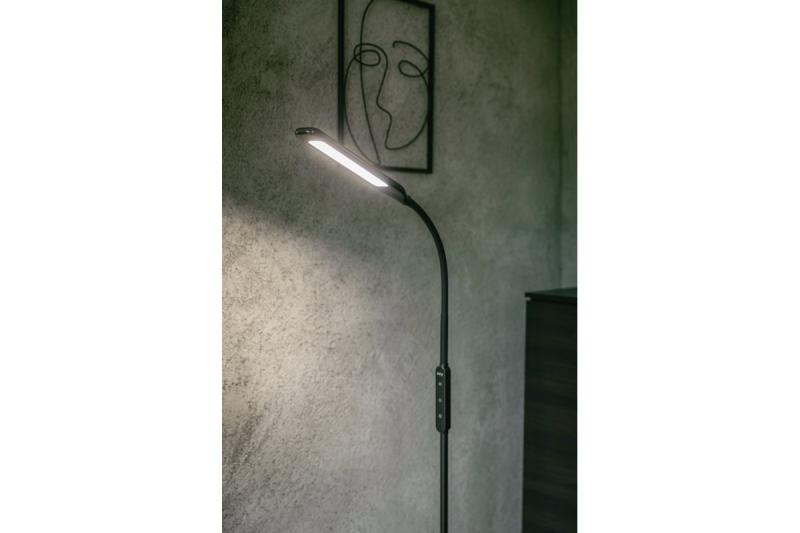 Decor Állólámpa Vasalia 8W 450lm AC220-240V 4-CCT 5-lépéses fényerőszabályozó időzítő45' PF>0,5 RA>80 Fekete 1208963348