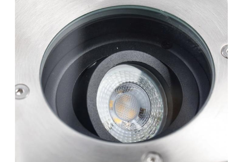 Decor INRUN LUMINAIRE BETA-O állítható szöggel max. 50 W GU10 IP67 AC220-240V 50/60Hz inox. 1208963698