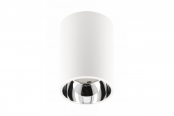 Decor Plafondarmatuur ARIES PC 73x105mm IP20 max 20W kerek fehér/króm. 1208963821