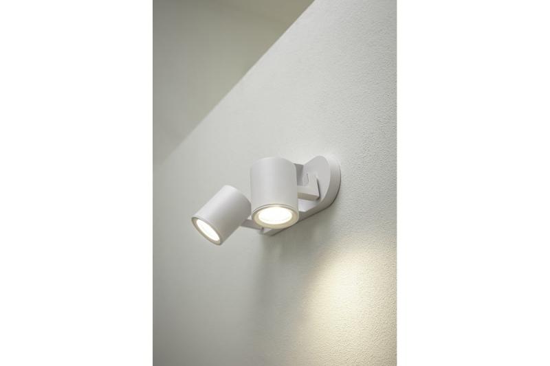 Decor Plafonlámpa armatúra BLINK AC220-240V 50/60 Hz GU10 max. 20W*2 IP20 dupla fehér. 1208963843