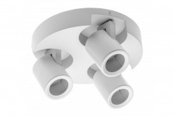 Decor Plafondlámpa armatúra BLINK AC220-240V 50/60 Hz GU10 max. 20W*3 IP20 tripla fehér 1208963845