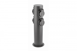 Decor Tuinpaal CORTA-P 36 IP54 AC220-240V 50-60Hz 4*Schuko aljzat max. 3500W oszlop grafit. 1208963859